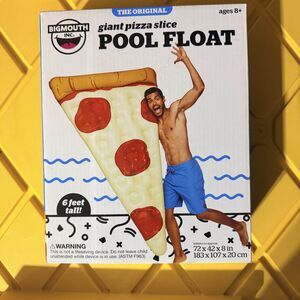 BIGMOUTH giant pizza slice pool float